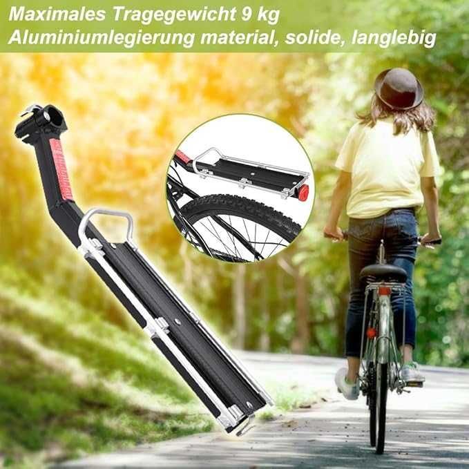 VGEBY Bagażnik rowerowy tylny stop aluminium szosowe górskie rowery