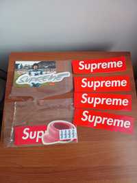 Supreme - naklejki, wlepki - oryginalne. Boxlogo, Futura, Maradonna