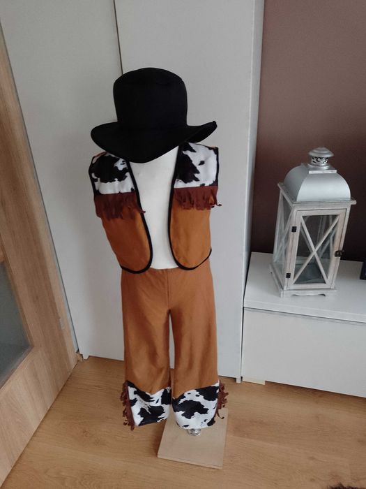 Strój karnawałowy KOWBOJ KOWBOJA kostium przebranie 134/140 11