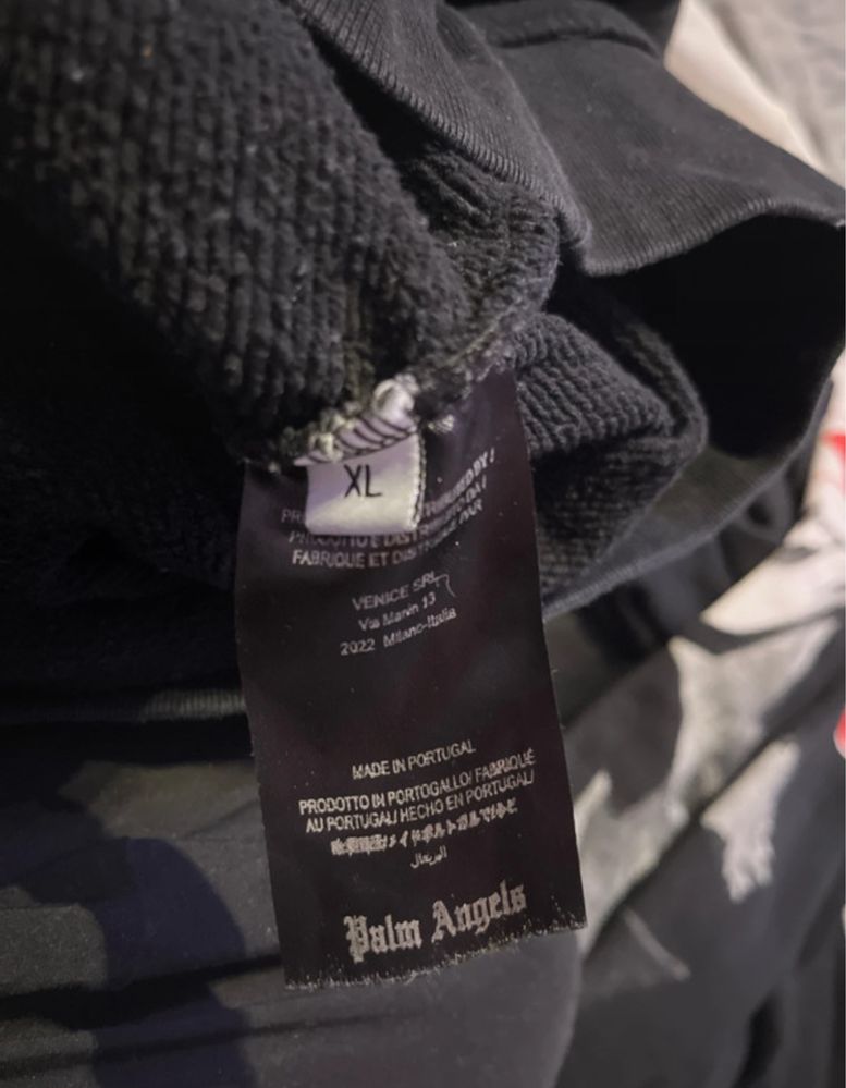 Palm Angels bluza z misiem XL – streetwear vibe