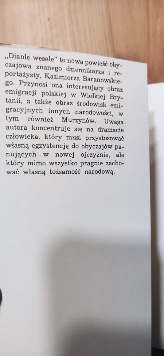"Diable wesele" Kazimierz Baranowski