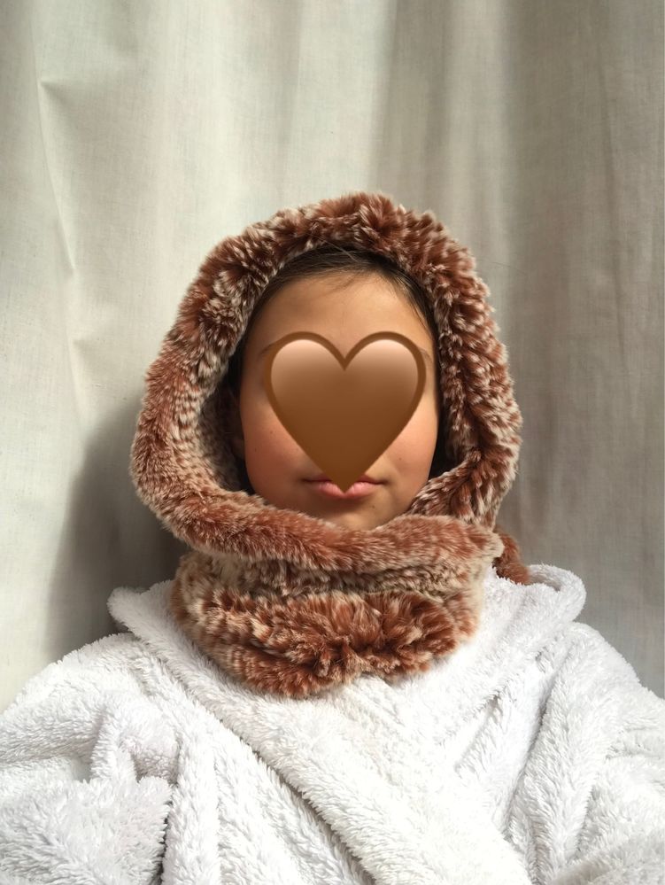 Шапка з натурального зайця