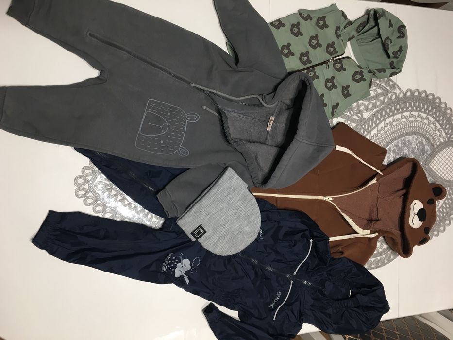 Ромпери, жилетка, шапка зимова