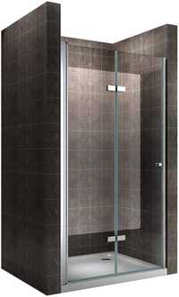 Porta de duche de vidro transparente — DK822