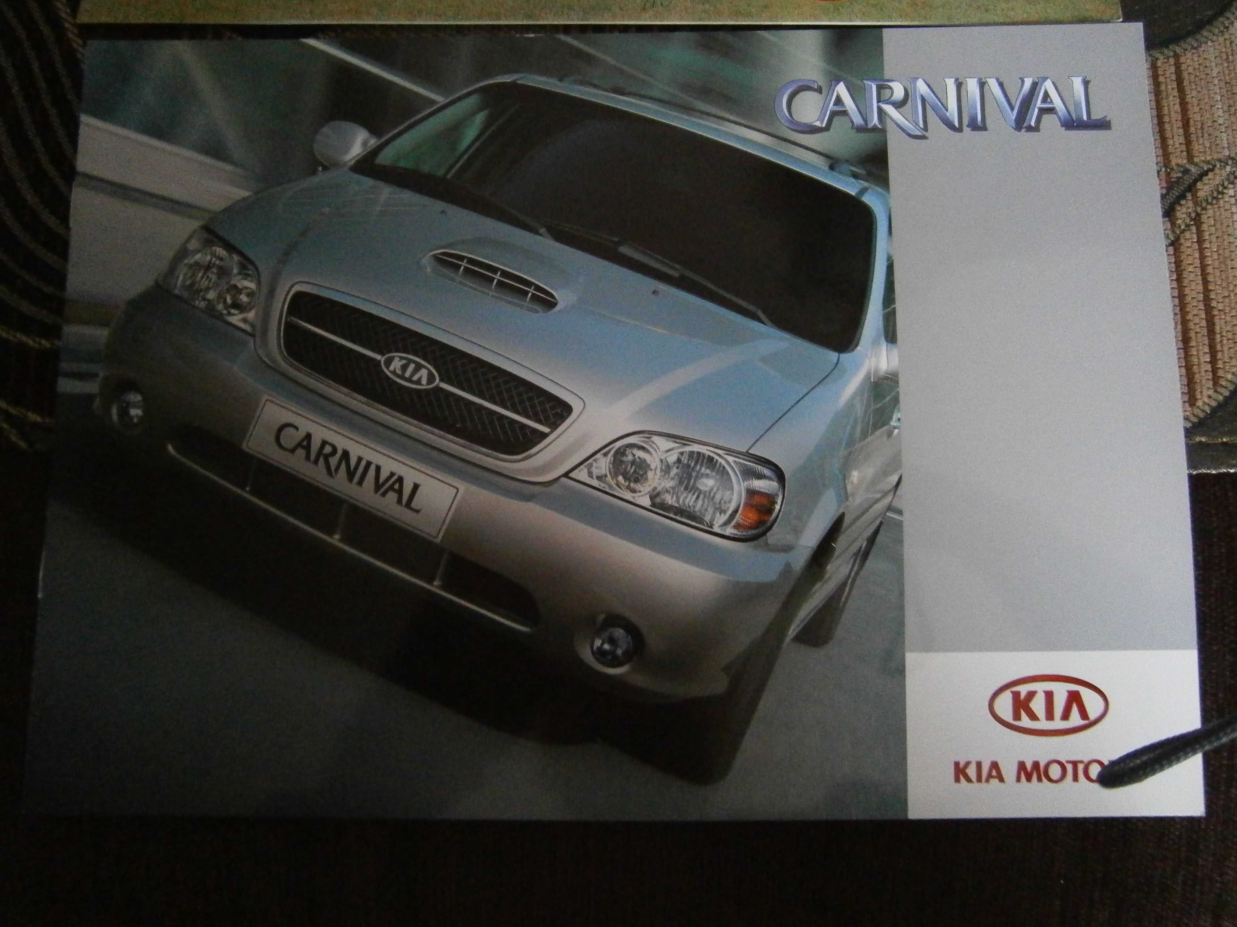 Folder prospekt KIA CARNIVAL