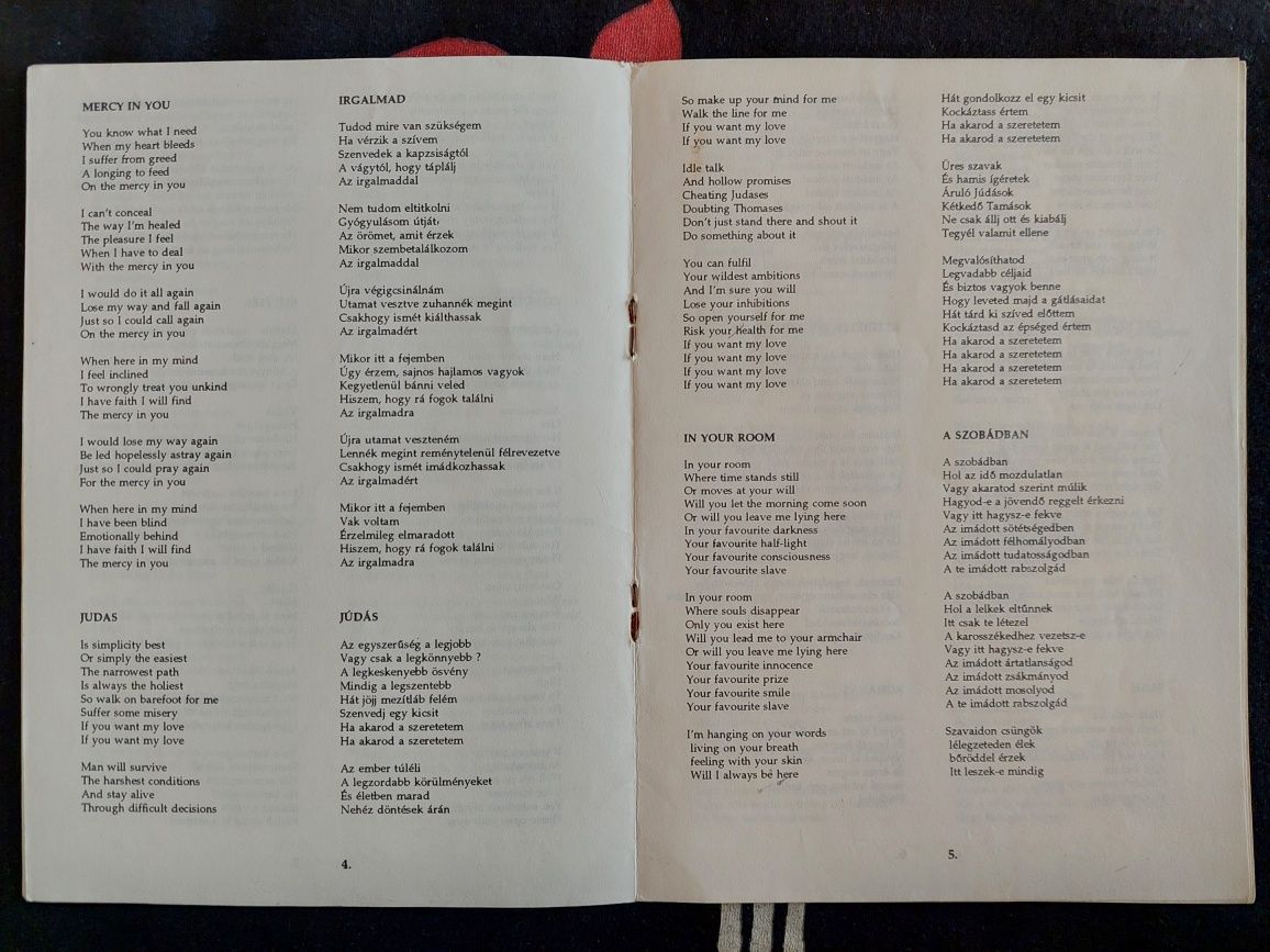 Depeche Mode Songs Of Faith And Devotion teksty piosenek