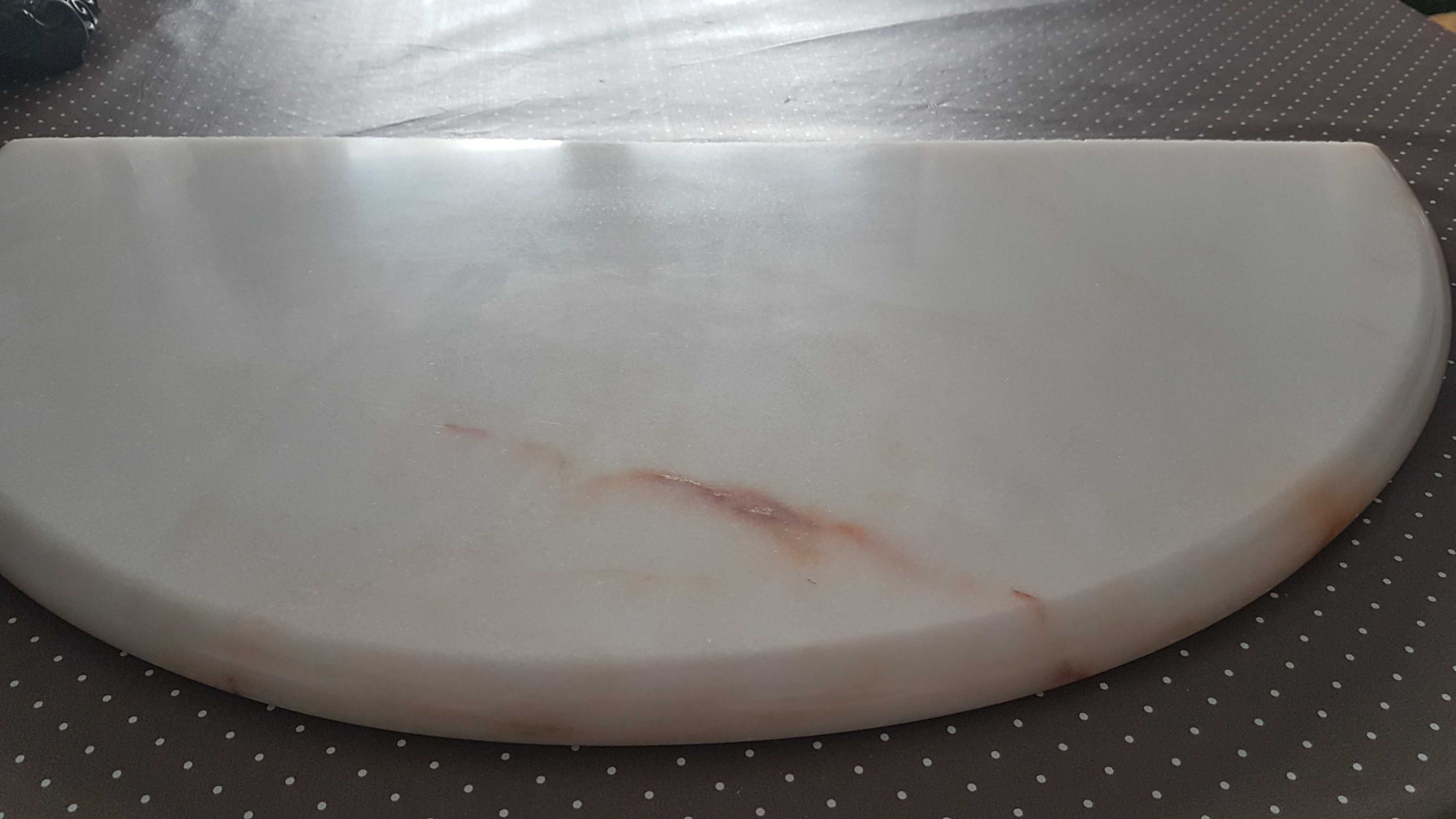 Pedra mármore para mesa semi-circular