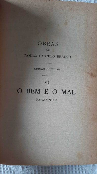 "O Bem e o Mal" de Camilo Castelo Branco