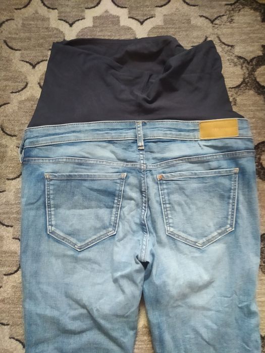 Spodnie ciążowe jeansy skiny rurki elastyczne jak legginsy H&M