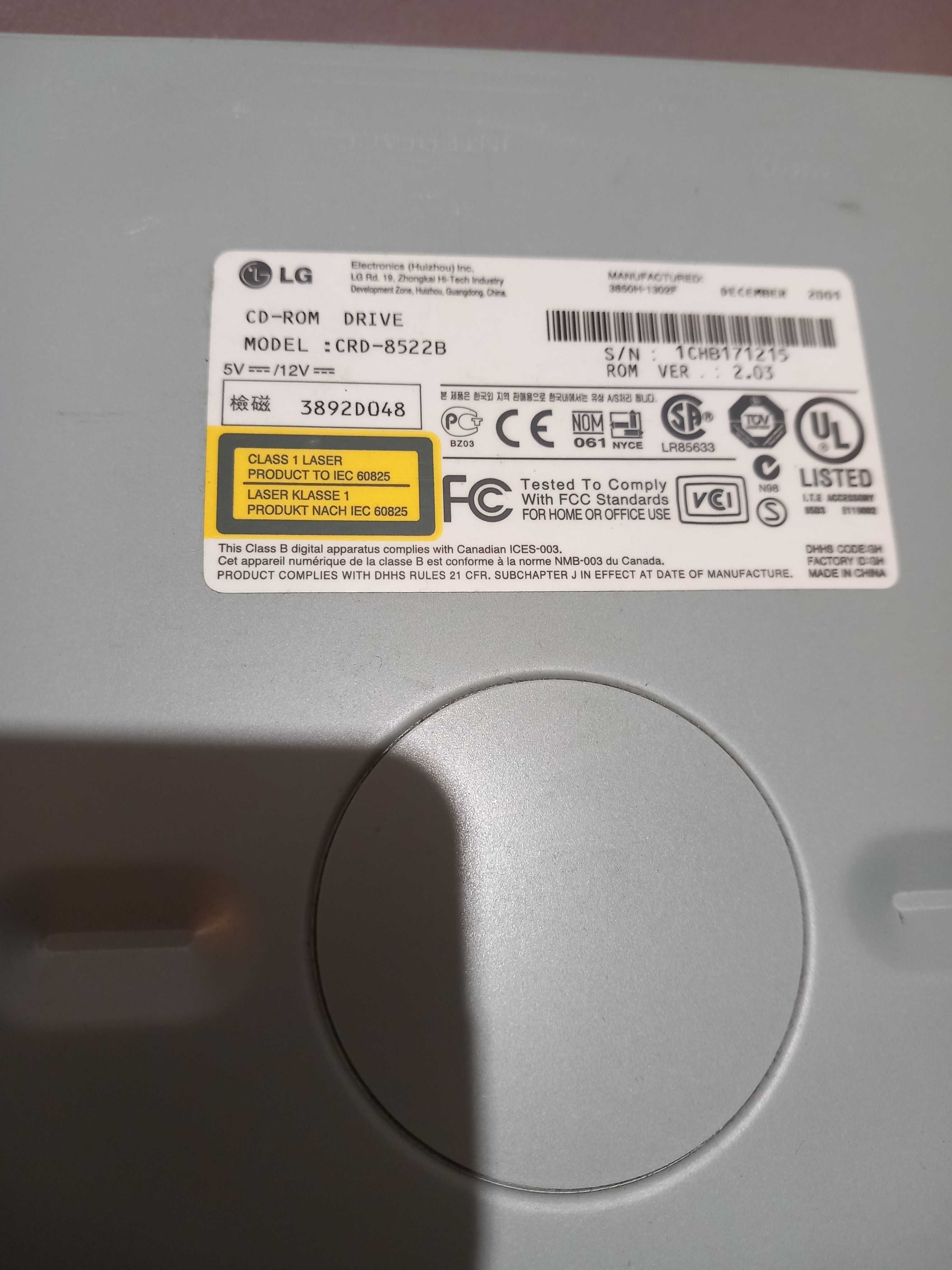 Napęd LG cd-rom typ 8522B