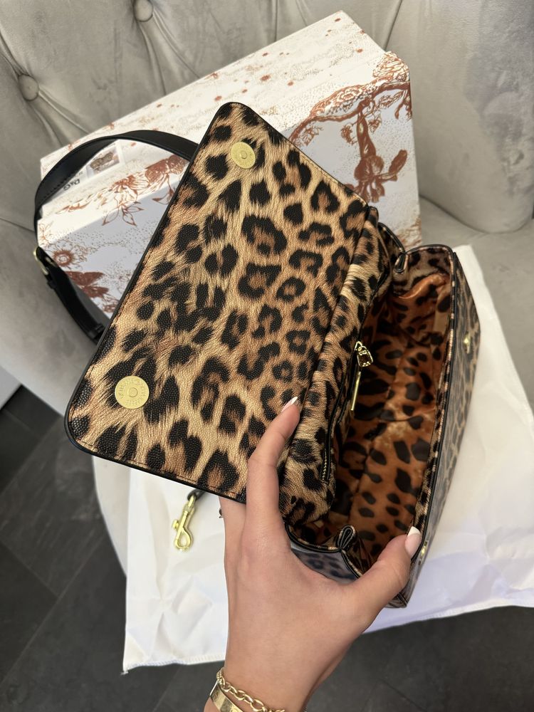 Женская леопардовая сумка Dolce & Gabbana Premium леопард