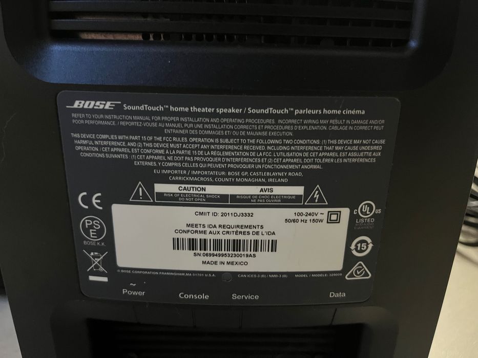Kino domowe BOSE Cinemate 120 - Soundtouch 120 - Soundbar - Subwoofer