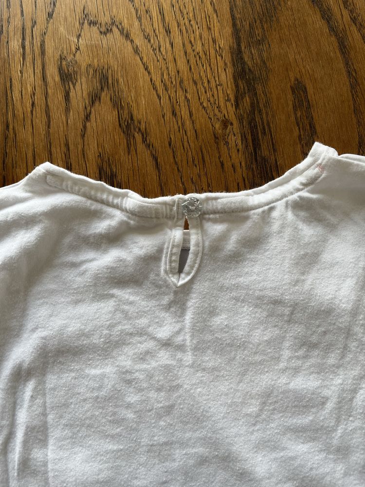 Koszulka z długim rękawem h&m motyw konia rozm 122-128