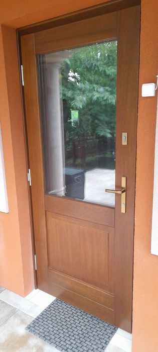 drzwi/podwójne z ościeżnicą super stan