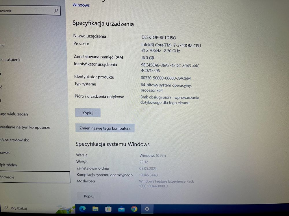 Laptop HP EliteBook 8570w