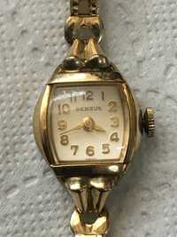 Damski zegarek vintage BENRUS model CZ 2 na 17 kamieniach sprawny