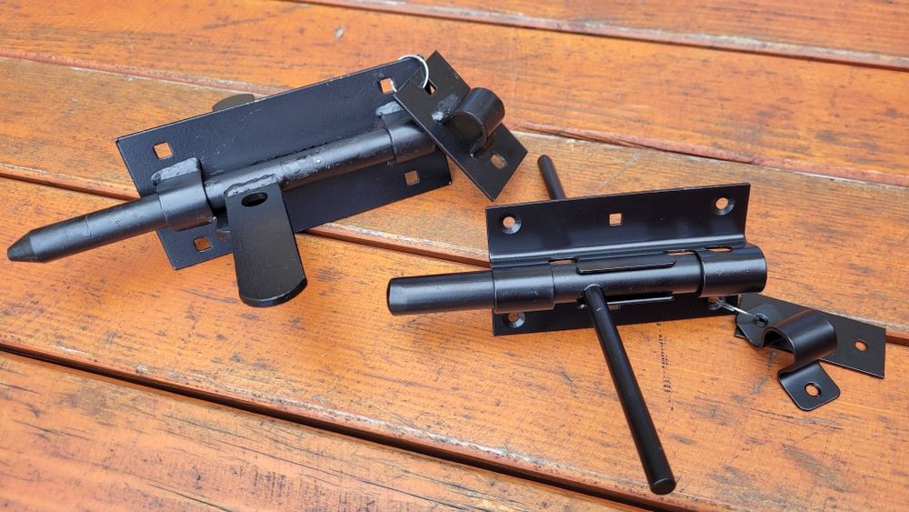 ZASUWA ZASUWKA dwustronna rygiel do drzwi altany drewutni  PROMOCJA!