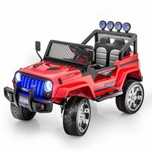 JEEP dla dziecka 4x4 Auta na akumulator SKÓRA GUMA 4X4 2388