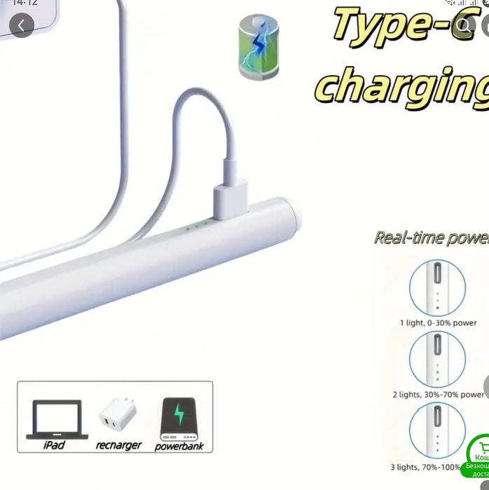 Універсальний активний стилус сумісний з iPhone, iPad, iOS, Android