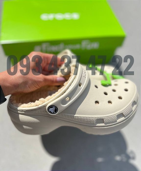 Crocs Утепленні на Платформі Crocs Classic Platform Lined Crocs Crocs