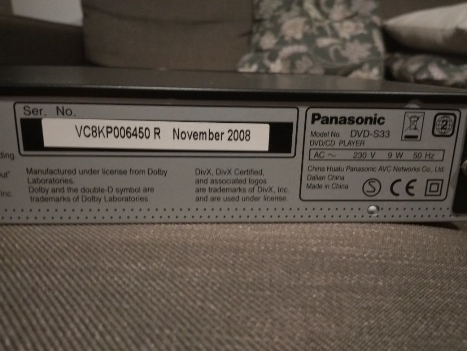 Odtwarzacz Panasonic DVD-S33