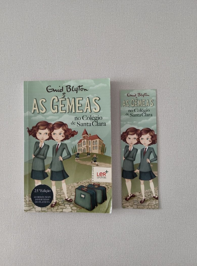 Livro "As Gémeas no Colégio de Santa Clara"