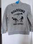 Bluza bawełniana z kapturem, rozm 110, dinozaur