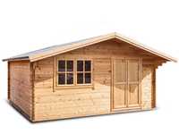 Domek drewniany ogrodowy Jeremi 500x500 cm deska 35mm z podłogą