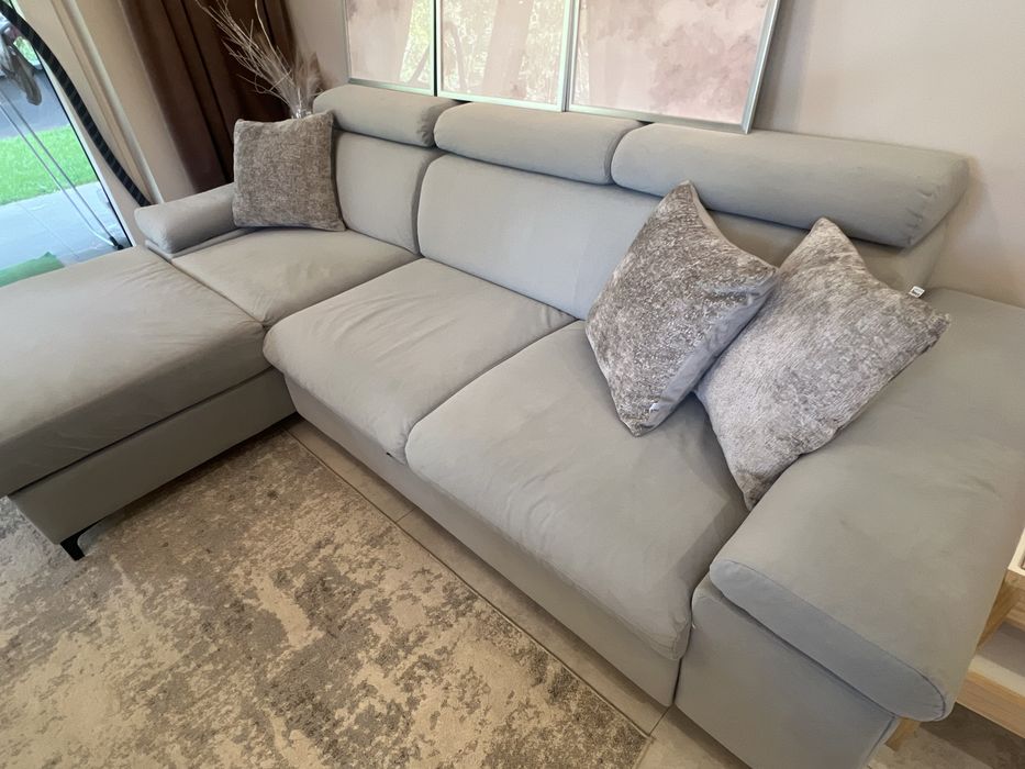 Narożnik, Kanapa, Sofa, szary