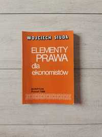 Elementy prawa dla ekonomistów - Wojciech Siuda