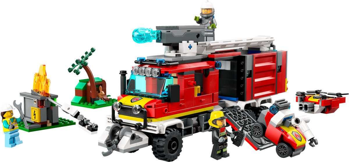 LEGO CITY 60374 TERENOWY POJAZD straży pożarnej klocki