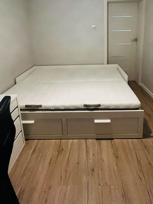 Szafa plus łóżko z 2 materace, Ikea Brimnes