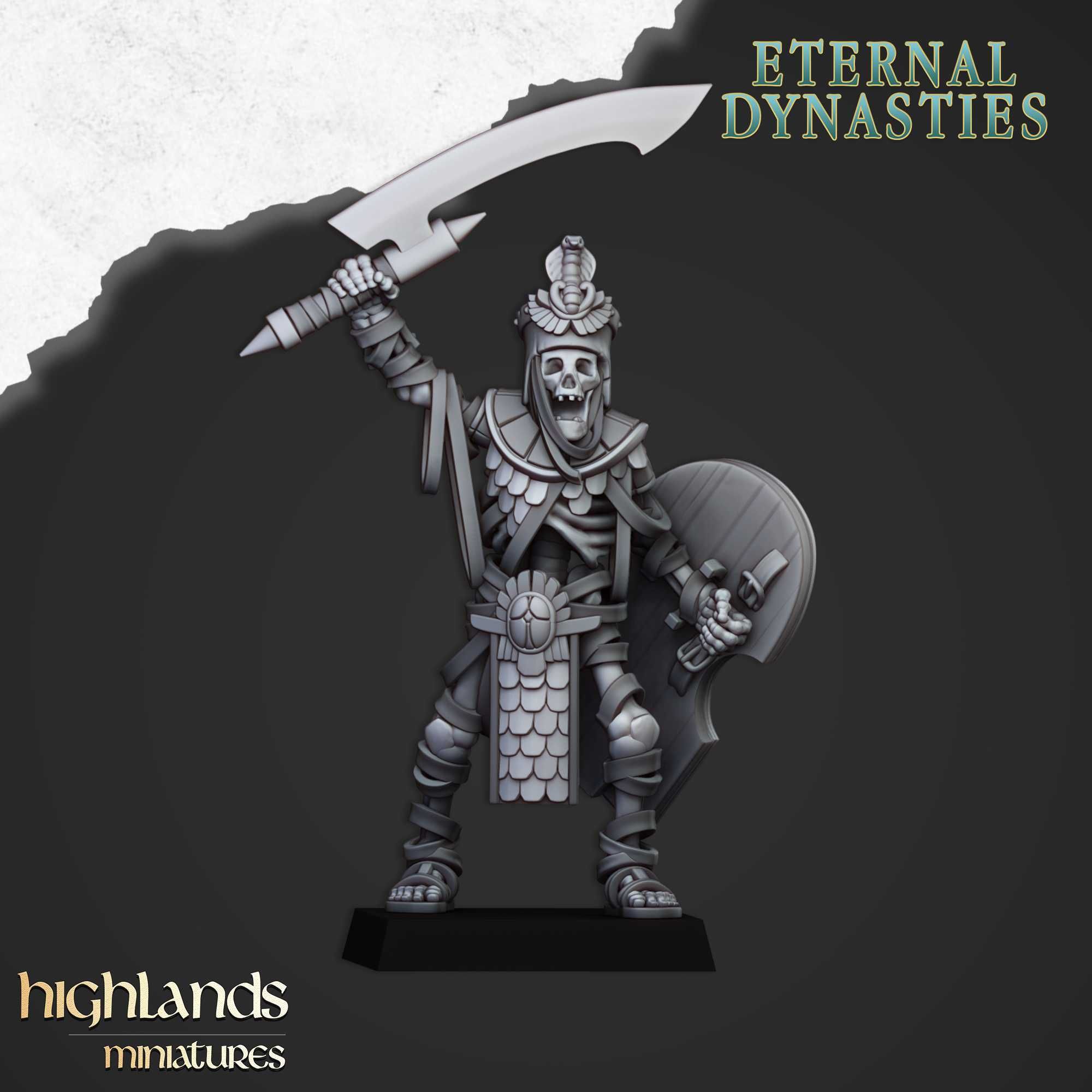 Ancient Guard with Halberds - WFB ToW AoS - Highlands x10