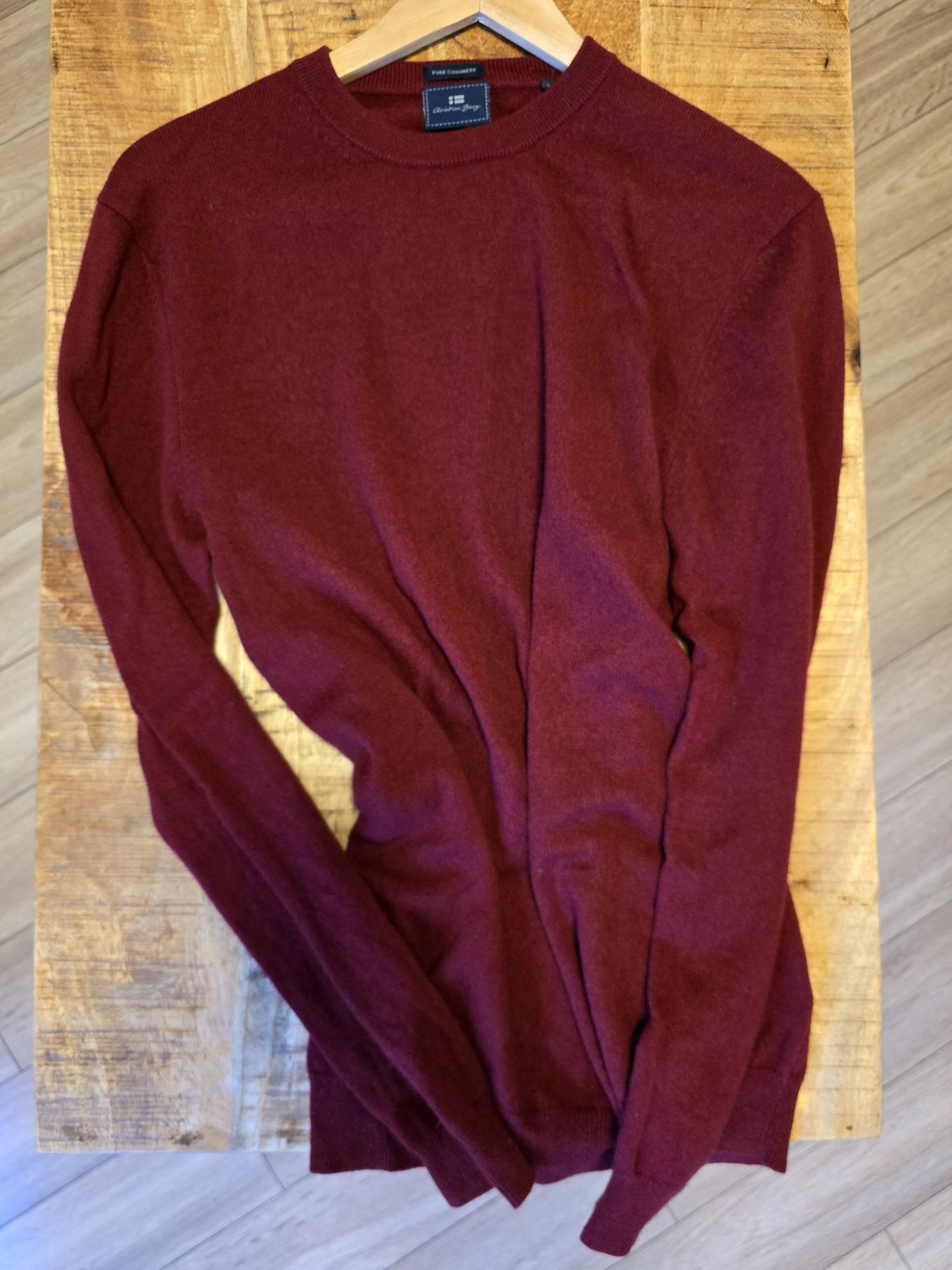 Kaszmirowy sweter Christian Berg, roz. L, 100% kaszmir
