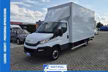 Iveco Daily 50C16 Hi-Matic, Kontener 9PAL, Winda 1000KG  drzwi boczne, 3.5T, tempomat, klimatyzacja, KAT.B, kamera cofania, 1T