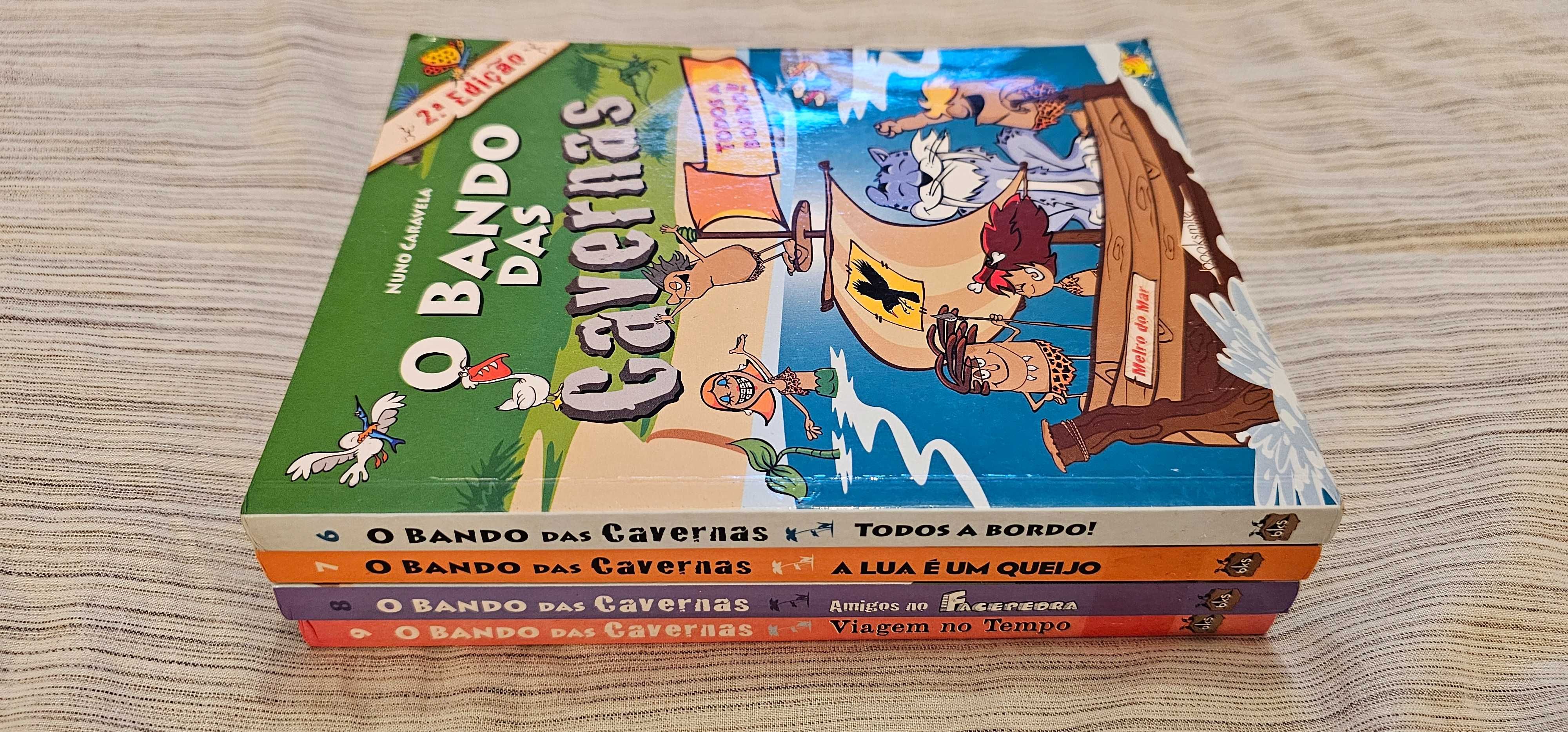 4 Livros "O Bando das Cavernas" Novos