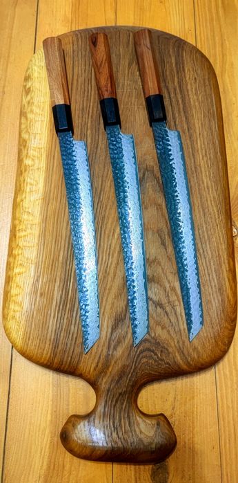 Японський ніж дамаск ручної роботи,для суші,сашимі,янагіба,філе/суши.