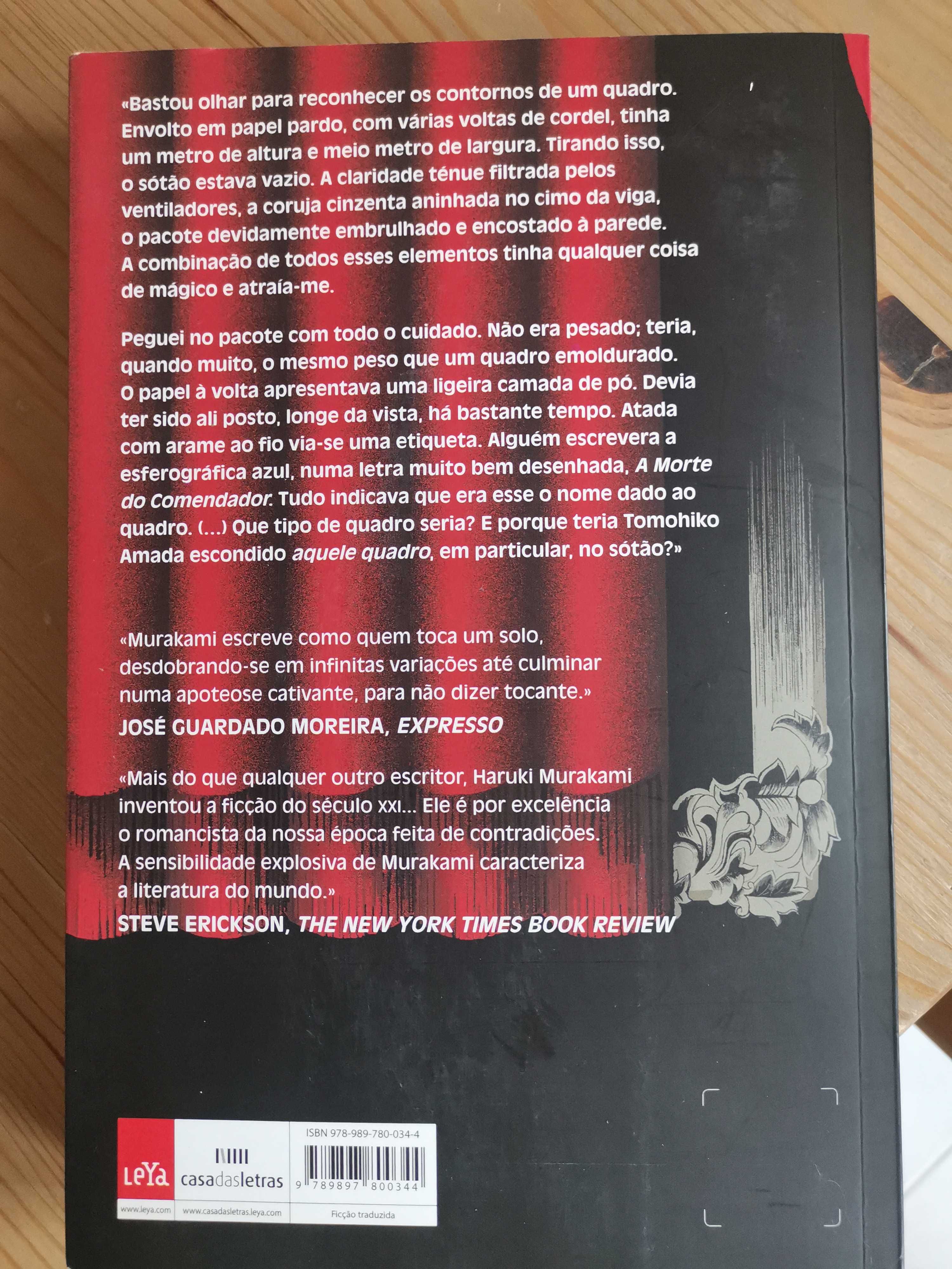 Livro "A morte do comendador" de Haruki Murakami (Novo)