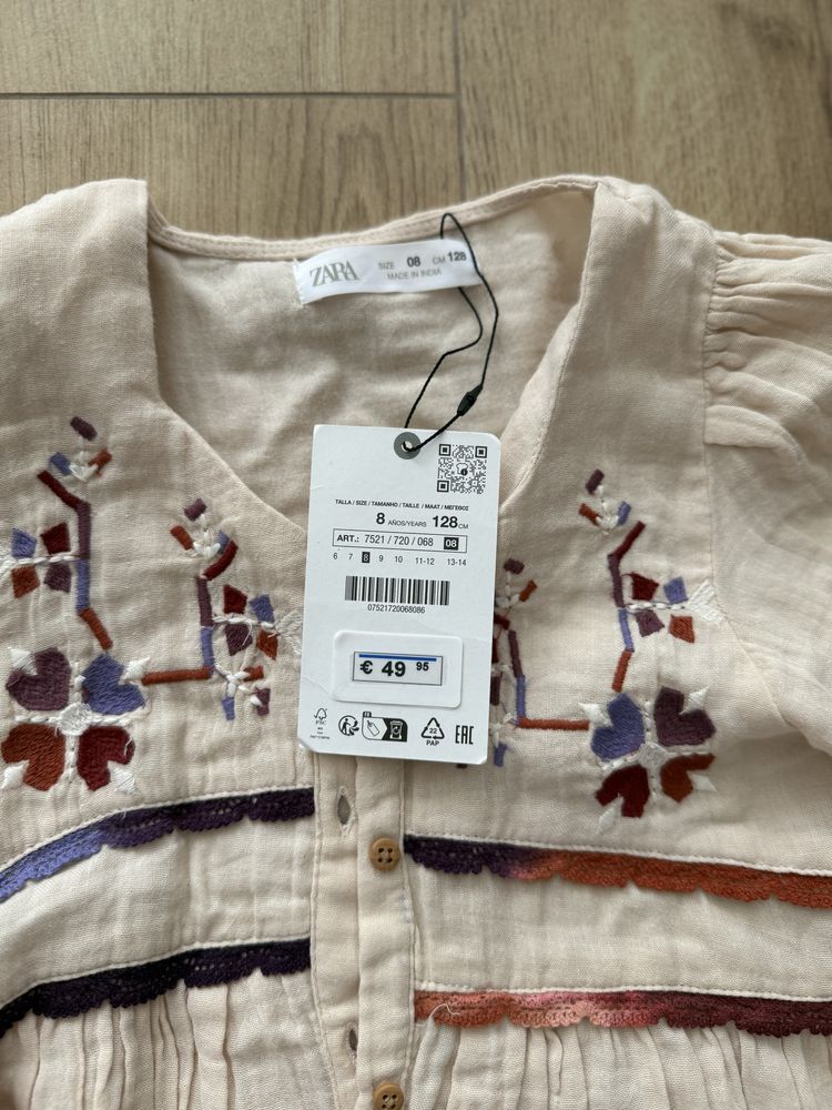 Вишита сукня вишите плаття вишиванка сарафан платье Zara 128