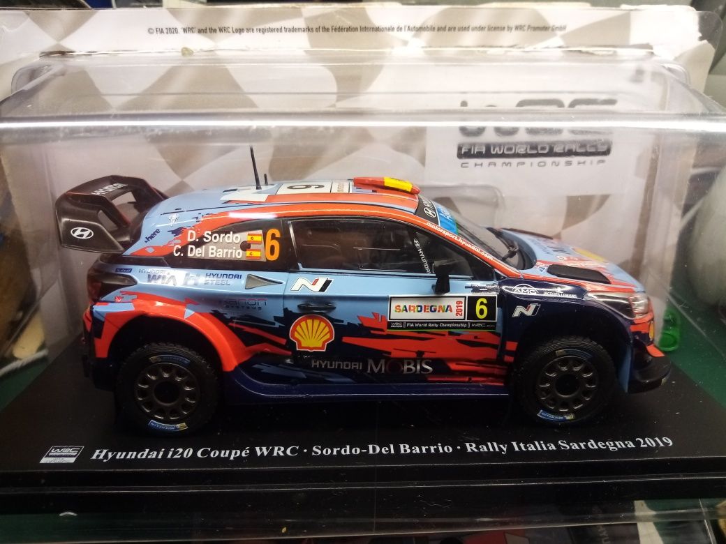 N. 15 Miniaturas Hyunday i20 Coupe WRC novas