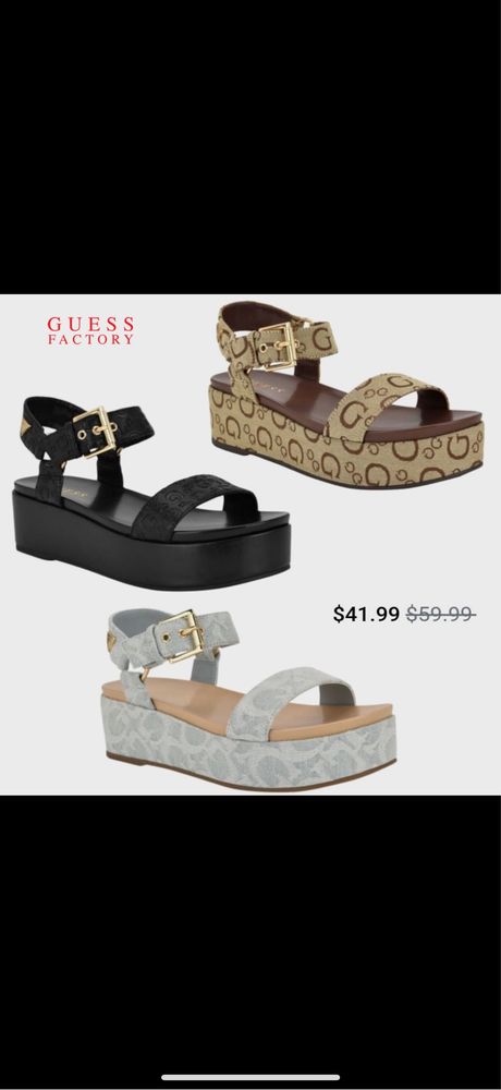 Босоніжки guess оригінал 39,5-40 розмір