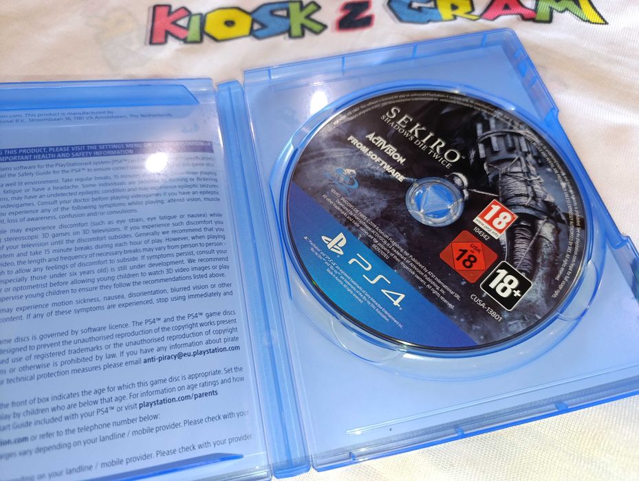 Sekiro Shadows Die Twice PS4 polskie napisy / bez rys SKLEP kioskzgram
