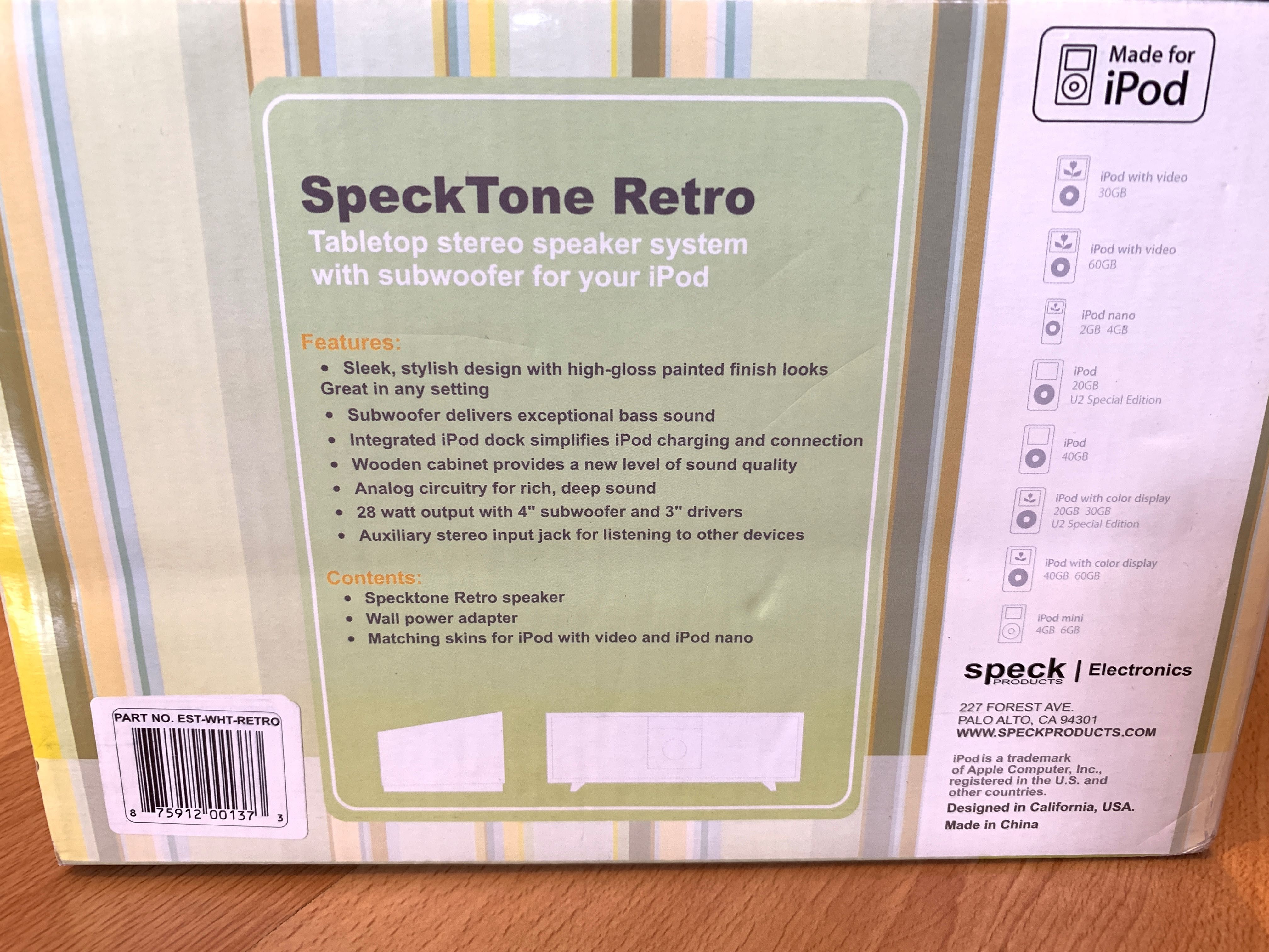 Coluna Specktone Retro NOVA