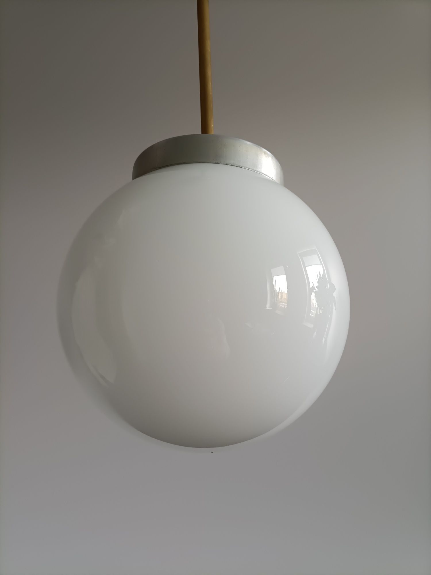 Stara lampa wisząca - Polam - PRL, vintage, retro, loft, space age