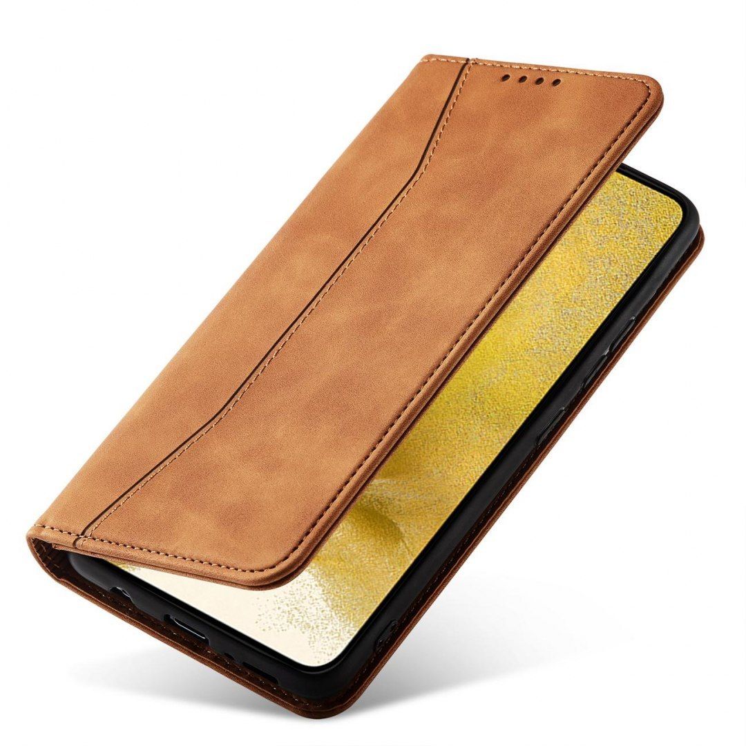 Etui Fancy Braders Case Do Samsung Galaxy S22 Brązowy