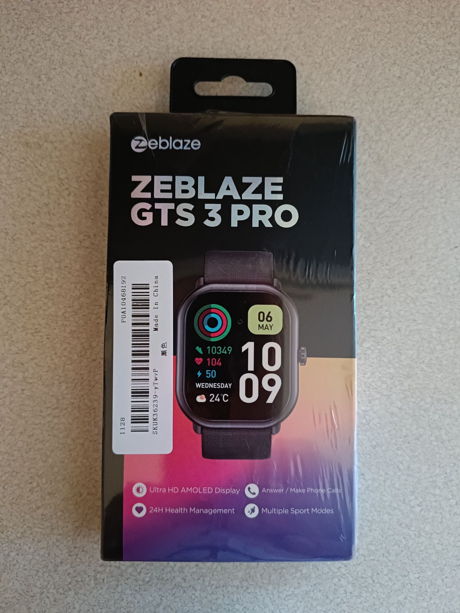 Zeblaze GTS 3 Pro Black