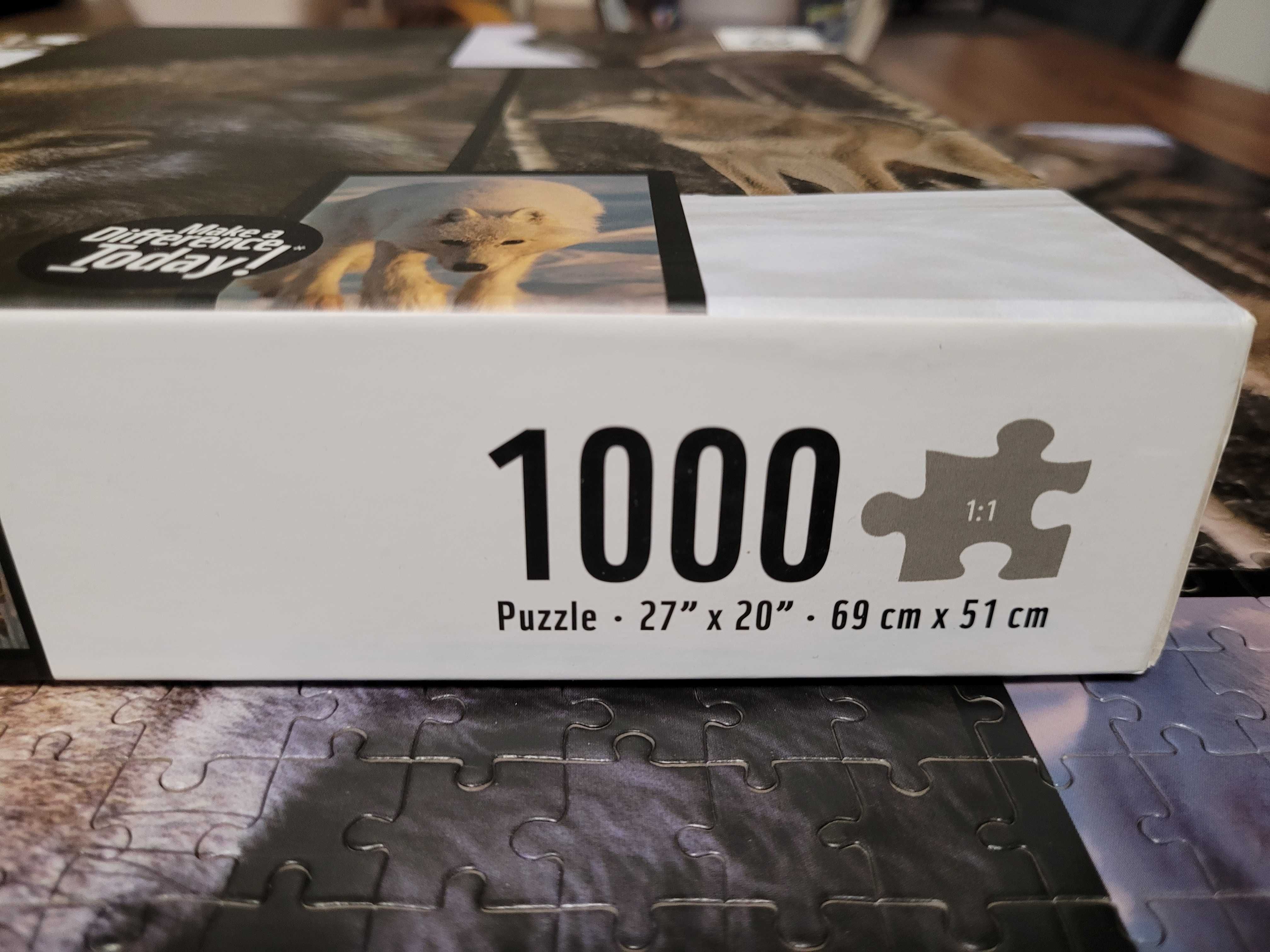 Nr 3 - Puzzle Wilki od WWF 1000 el.