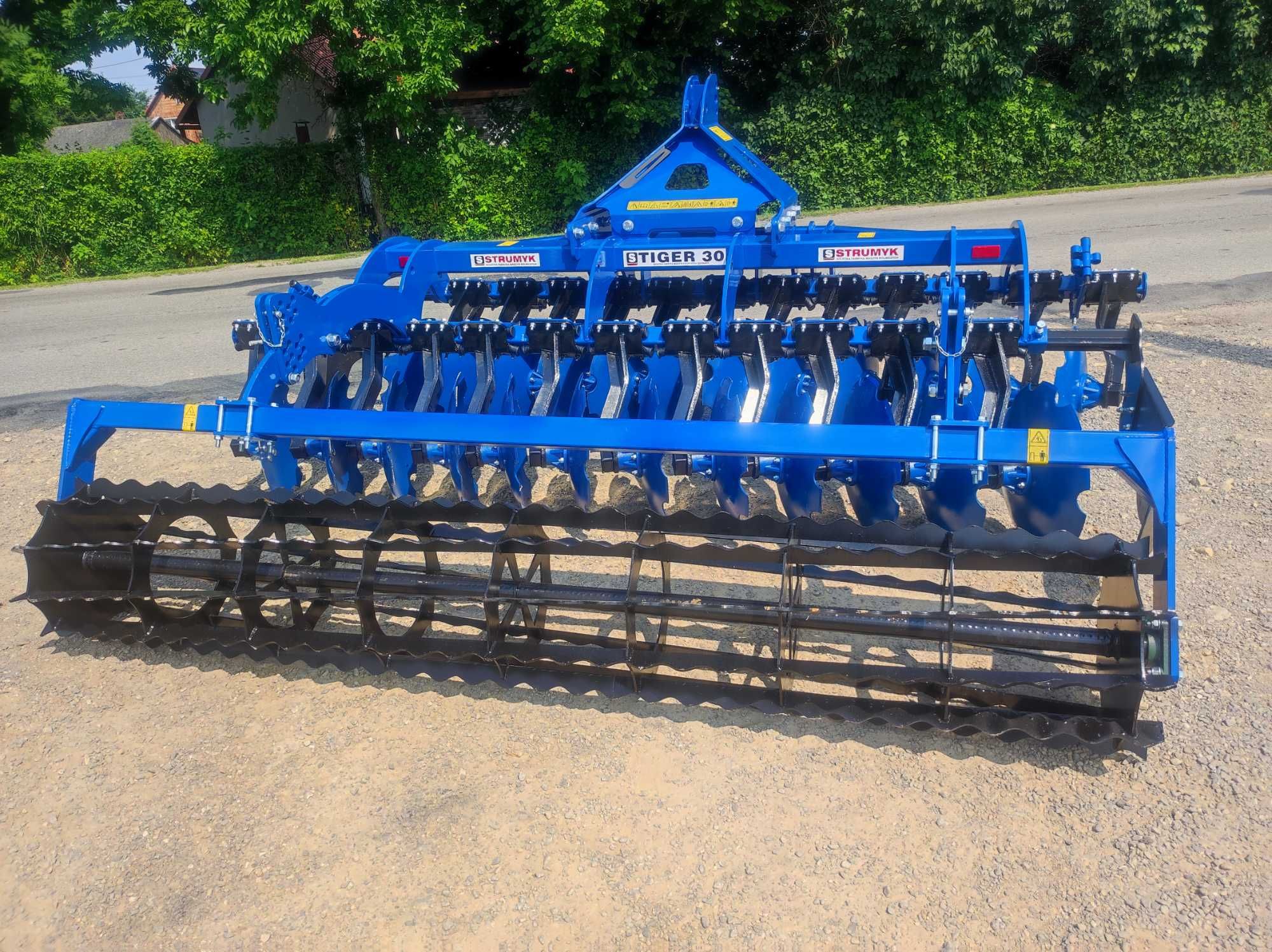 brona talerzowa CIĘŻKA talerzówka strumyk bez hydropaku TIGER