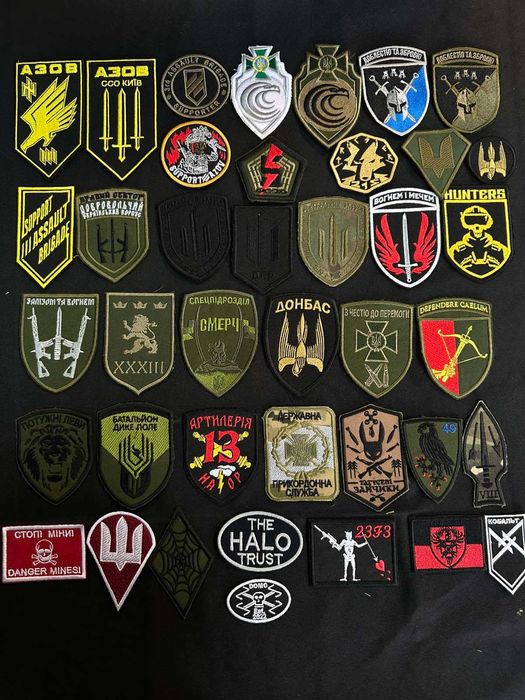 Шеврони,нашивки,патчі по індивідуальному замовленні.