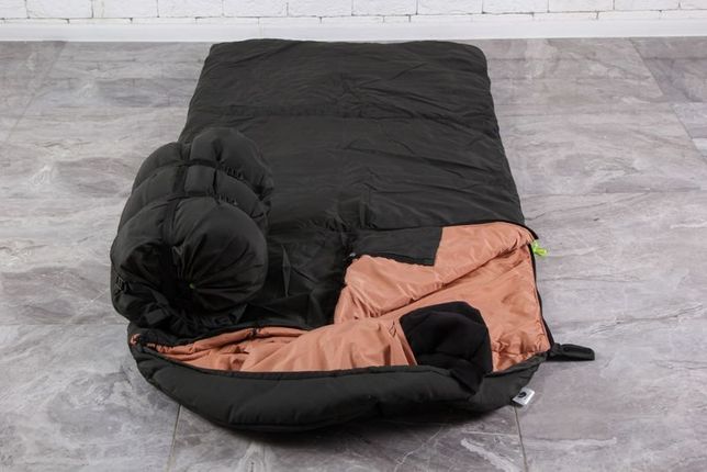 Широкий спальний мішок, ковдра для туризму та риболовлі, з подушкою